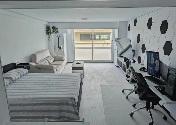 Estudio Al Mar En El Casco Vello De Διαμέρισμα